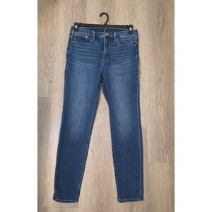 J.Crew 10" High-Rise Skinny Jeans Women’s Blue Denim Stretch BT075 Size 27/28